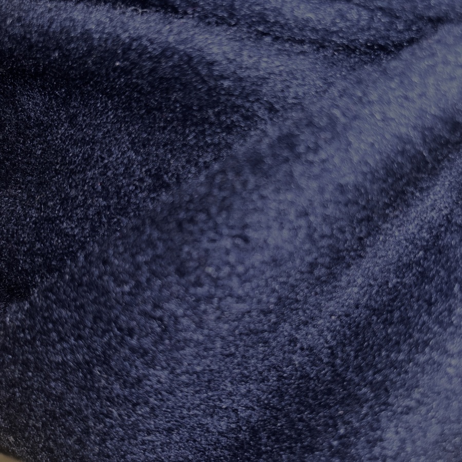 Tissu polyester poilu effet laine vison bleu (4) Tissu polyester poilu effet laine vison bleu (4)