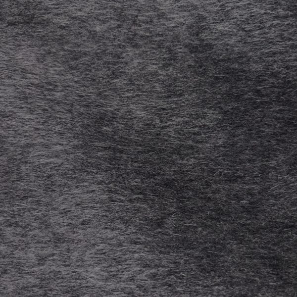 Tissu polyester poilu effet laine vison gris (1)