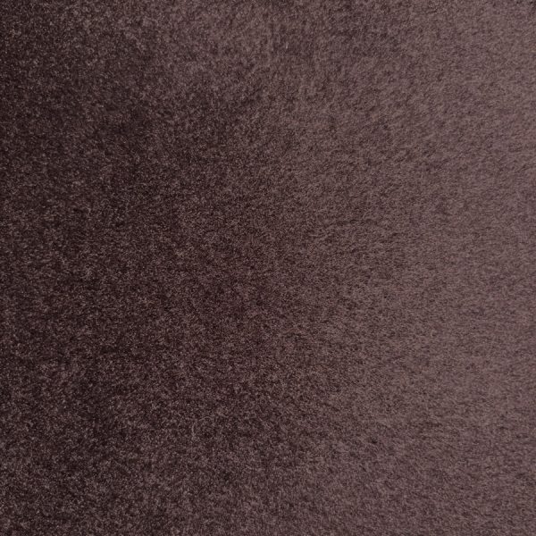 Tissu polyester poilu effet laine vison marron (1)
