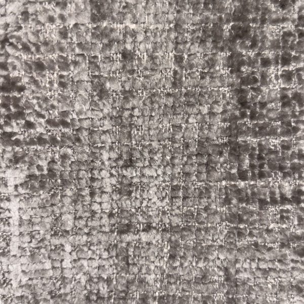 Tissu velours cocooning gris - Martindale 50 000 tours (1)