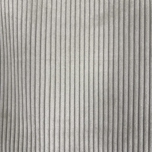 Tissu velours côtelé uni pour ameublement - Beige (1)