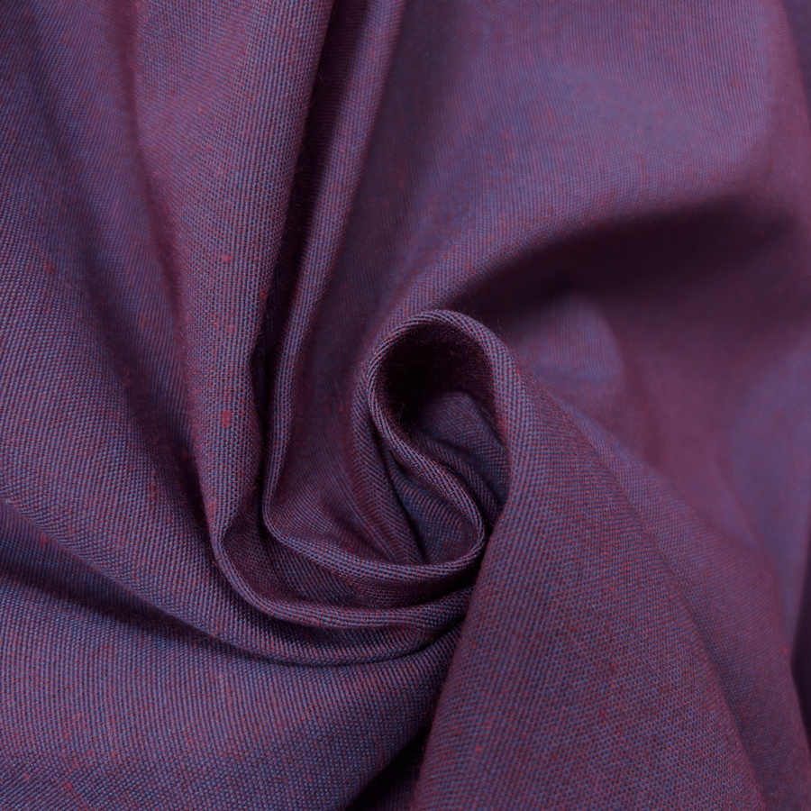 Toile bicolore à chaîne rouge et trame bleue - Largeur 280 centimètres (2) Toile bicolore à chaîne rouge et trame bleue - Largeur 280 centimètres (2)