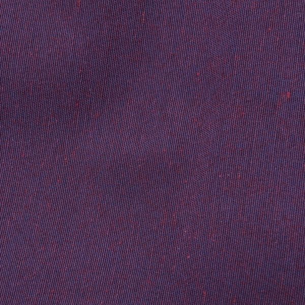 Toile bicolore à chaîne rouge et trame bleue - Largeur 280 centimètres (1)