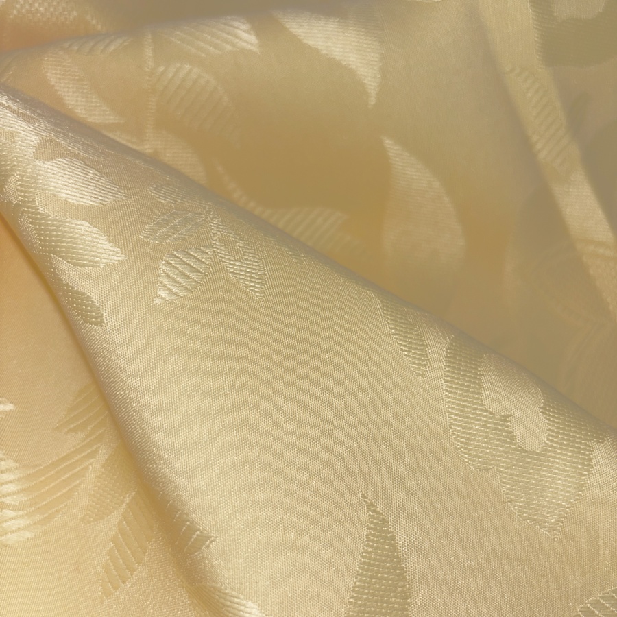 Toile de coton polyester jaune à motif fleuri surpiqué - Largeur 280 centimètres (4) Toile de coton polyester jaune à motif fleuri surpiqué - Largeur 280 centimètres (4)