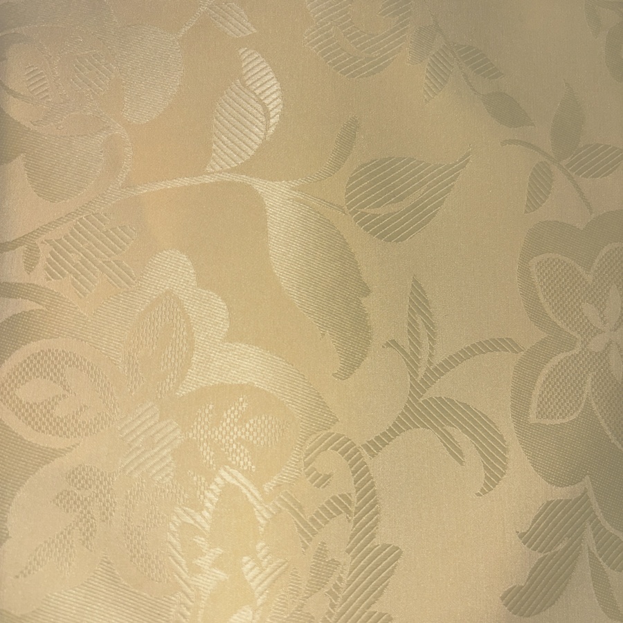 Toile de coton polyester jaune à motif fleuri surpiqué - Largeur 280 centimètres (1) Toile de coton polyester jaune à motif fleuri surpiqué - Largeur 280 centimètres (1)