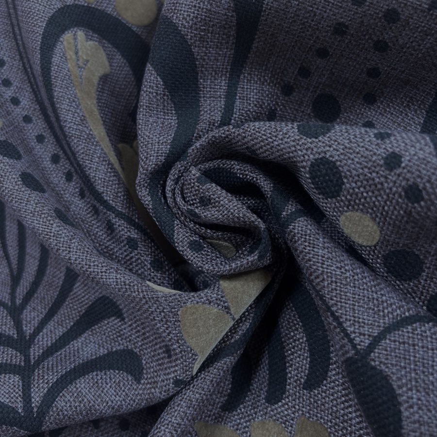 Toile de polyester floqué baroque velours doré - Largeur 280 centimètres (4) Toile de polyester floqué baroque velours doré - Largeur 280 centimètres (4)