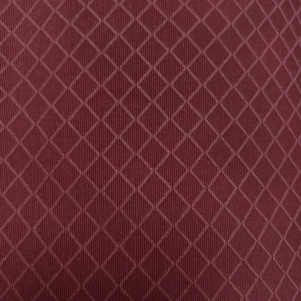 Toile de polyester réversible à carreaux rouge - Largeur 280 centimètres (1)